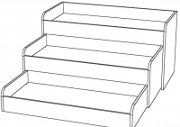Кровать детская 3-х ярусная КД- 3